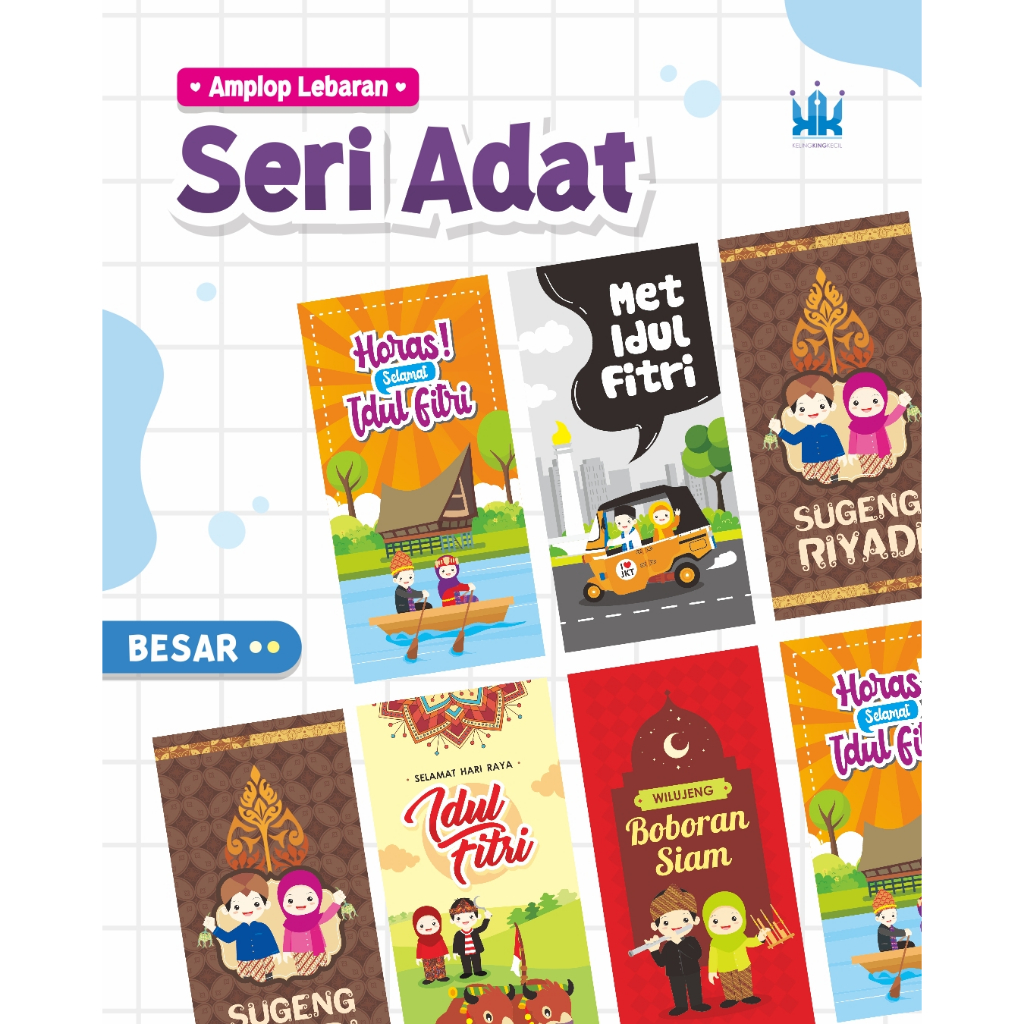 

Amplop Lebaran Seri Adat - Isi 25