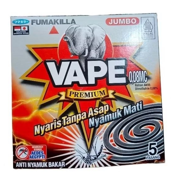 OBAT NYAMUK BAKAR VAPE NYARIS TANPA ASAP