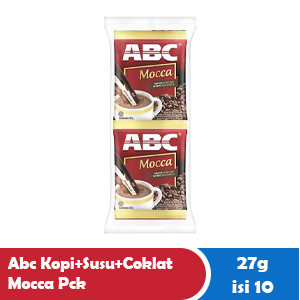 

ABC KOPI+SUSU+COKLAT MOCCA PCK 10X27g