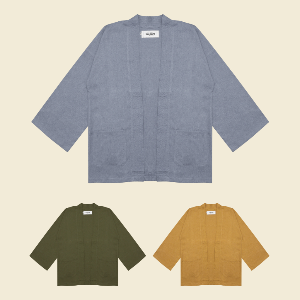 Steady&Slow x Salaam - Rocco Kimono | Outer Kimono | Baju Muslim Pria