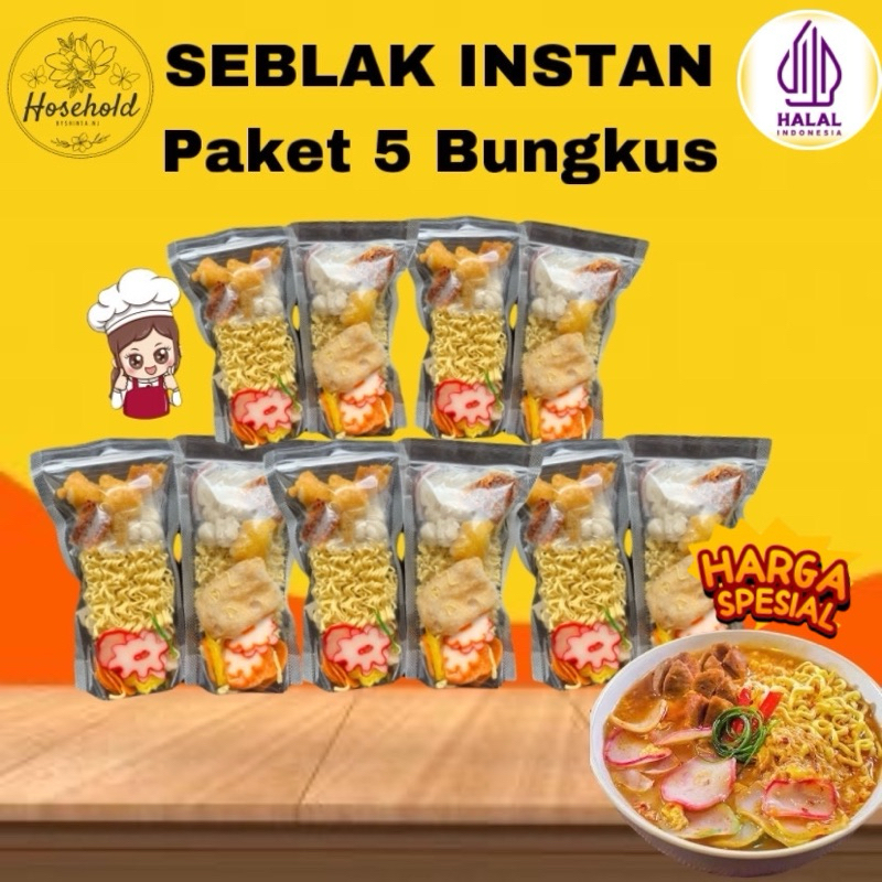 

[PAKET 5/10PCS] SEBLAK INSTAN KOMPLIT TERMURAH HARGA RESSELER