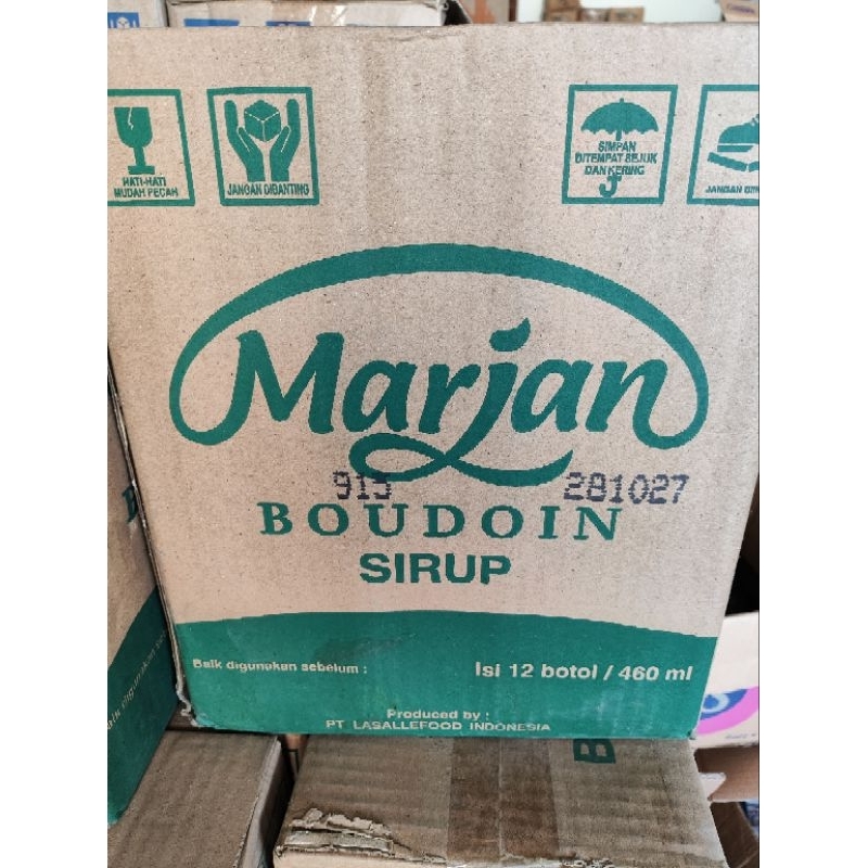 

MARJAN BOUDOIN SIRUP COCOPANDAN MELON 1 DUS X 12 PCS 460 ML INSTANT GOJEK SHOPEE EXPRESS