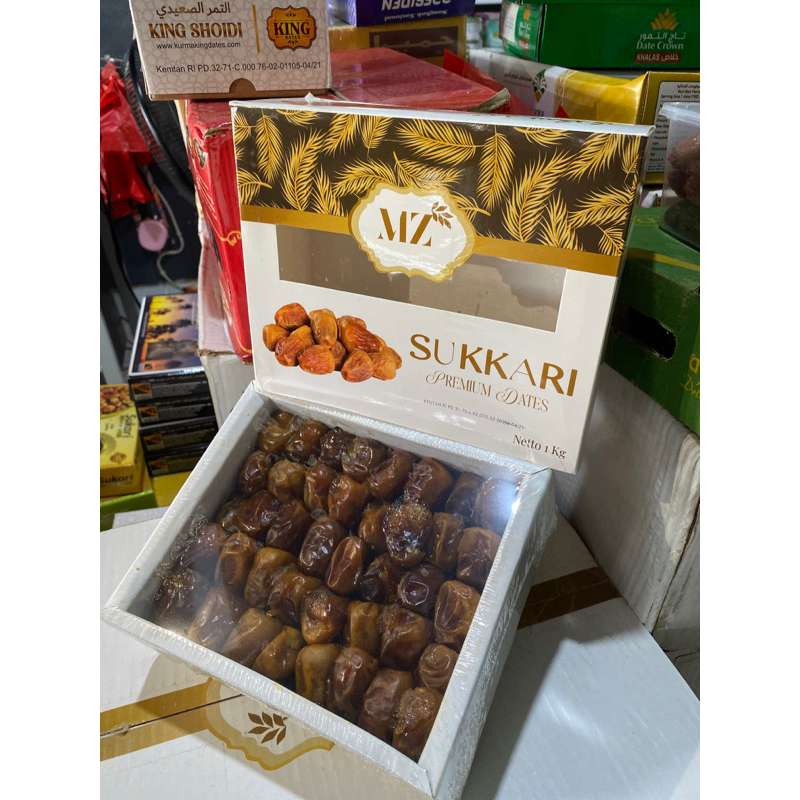 

Kurma Sukari Ranuna Premium / Alqosim Premium King 1 kg / Sukari Premium Dus Kuning