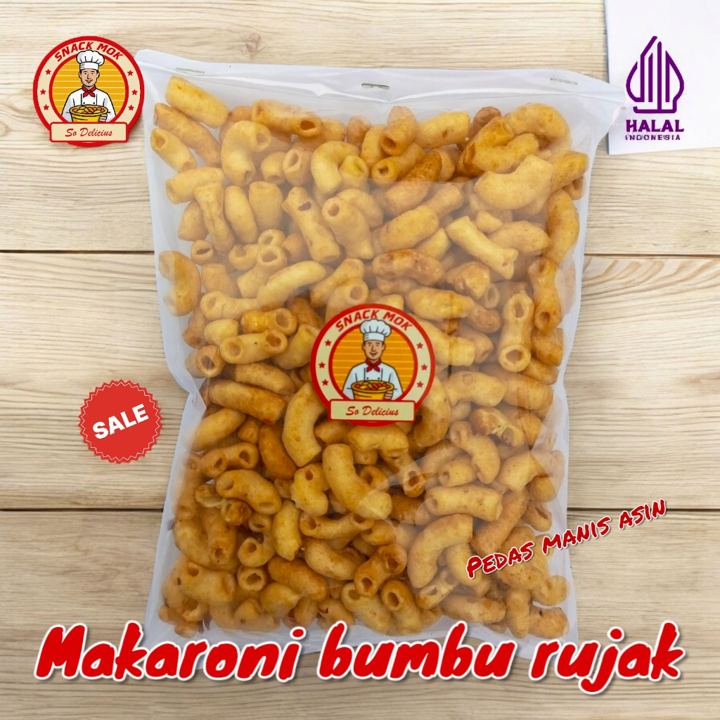 

Makaroni Pedas Manis / Makaroni Bumbu Rujak 50gram 500gram 1kg 2kg