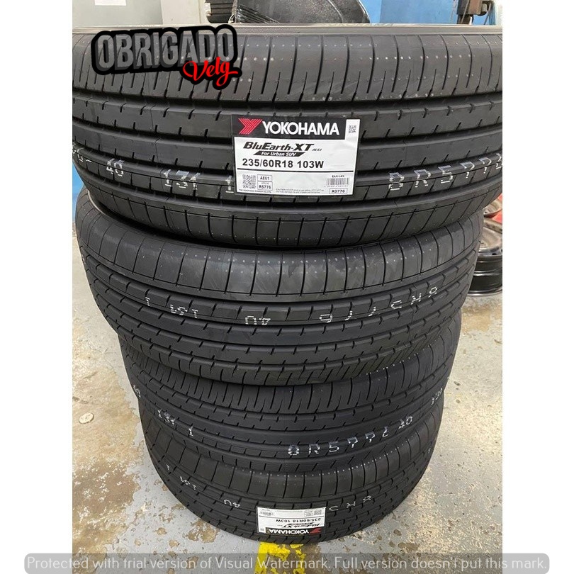 Ban Mobil YOKOHAMA bluearth XT-AE61 235 60 R18 Impor Japan Ring 18_Tahun 2024