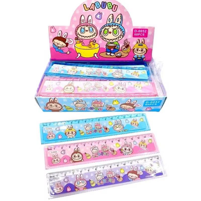 

Penggaris 15 cm Labubu Mistar Ruler Garisan Lucu Karakter Imut