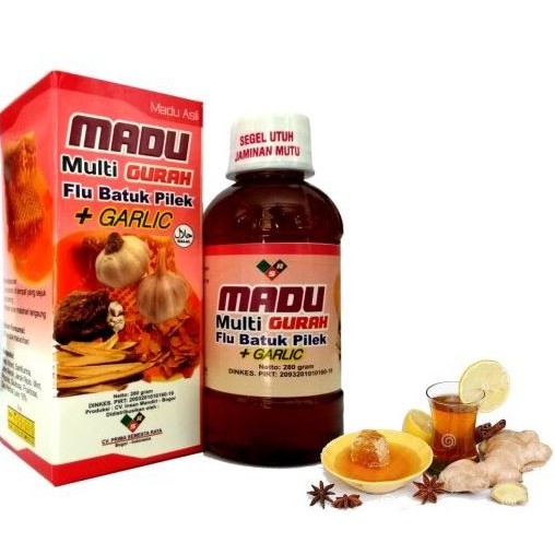 

Madu Multi Gurah Flu Batuk Pilek + Garlic 280 gr Prima Semesta Raya Termurah