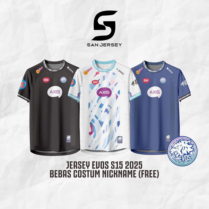 Jersey EVOS TERBARU MPL S15 2025 (FREE NICKNAME)
