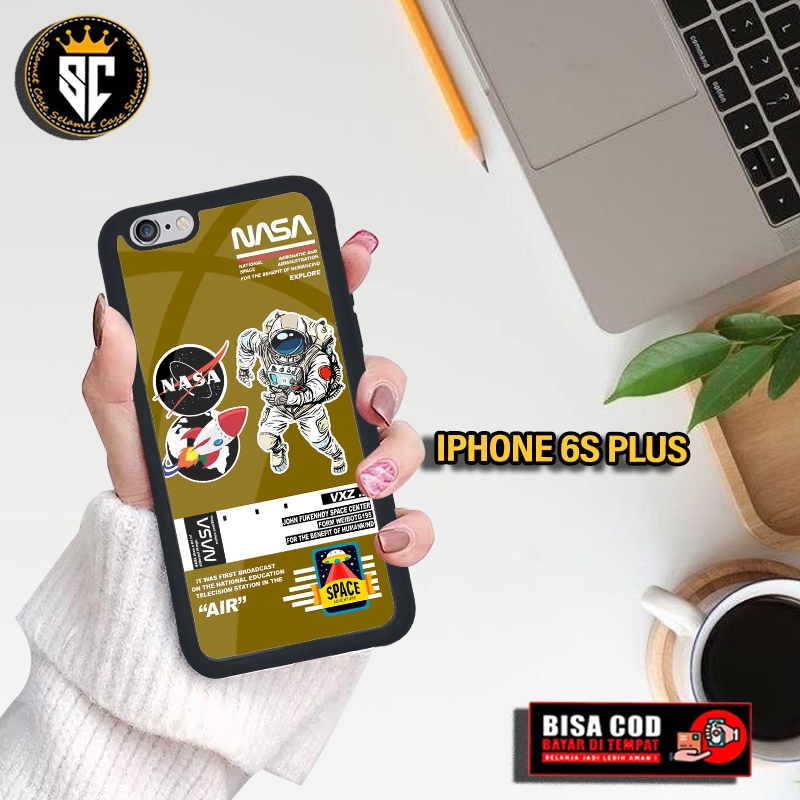 Case IPHONE 6S PLUS (Motif NASA) SLAMET Case Terbaru softcase dan hardcase m Case - Casing - Kondglo