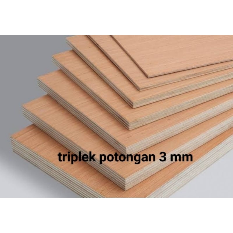 TRIPLEK 3MM POTONGAN CUSTOM