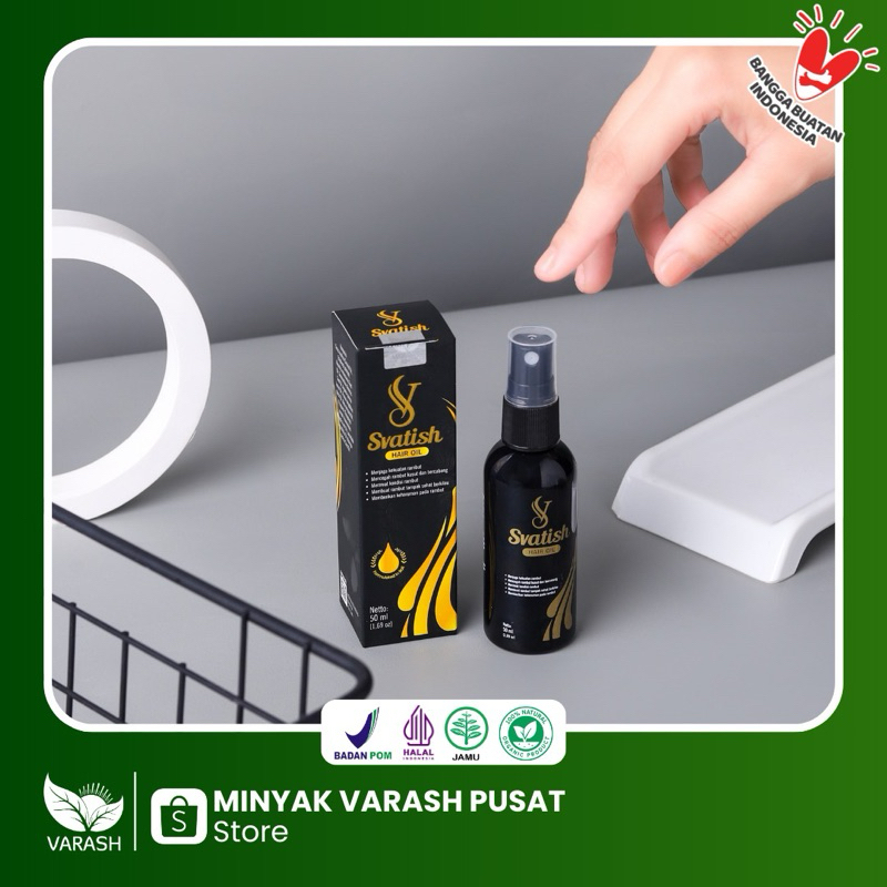 SVATISH HAIR OIL ORIGINAL DARI VARASH, Minyak Rambut Svatish Asli