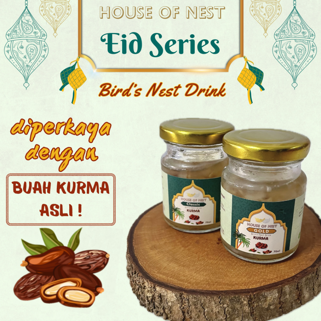 

BIRDNEST DRINK Kurma Dates MINUMAN SARANG BURUNG WALET 燕窝 YANWO YENWO