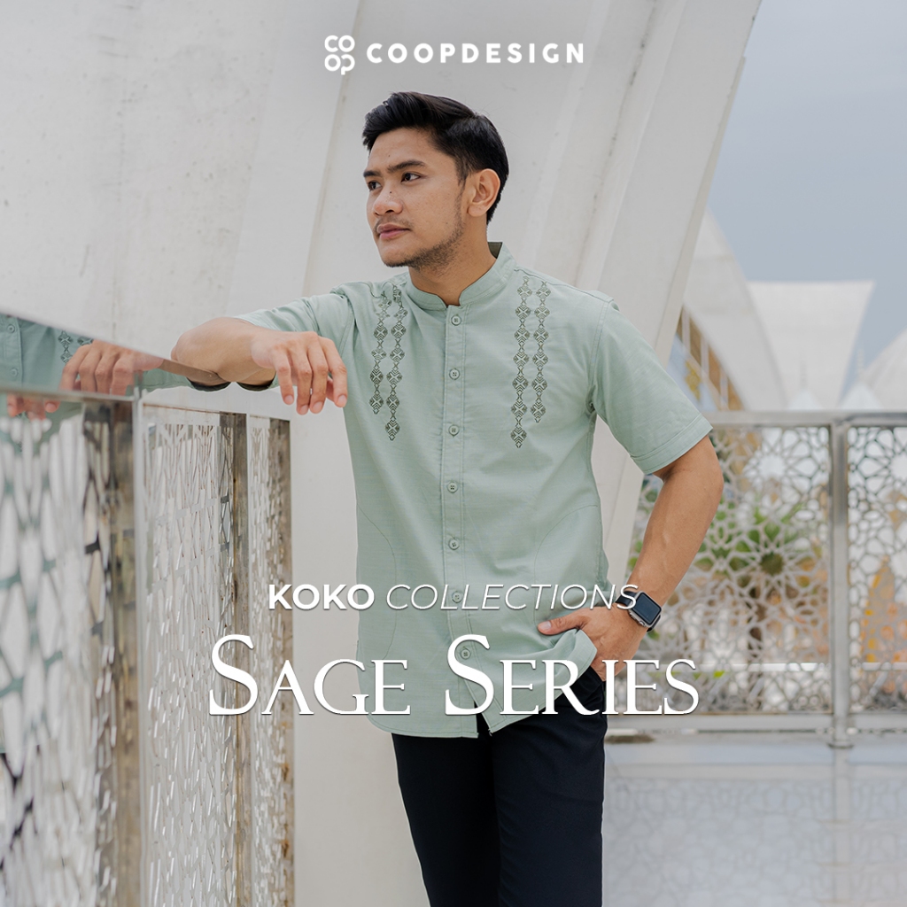 [Koko Raya Sage & Green Army Series] Coop Design - Koko Sage & Green , Tosca, Army Collection Pria B