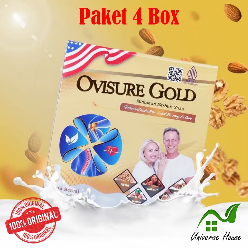

OVISURE GOLD SUSU BPOM MEMBANTU MEMULIHKAN KERUSAKAN TULANG SUSU USA - 4 Box Hemat