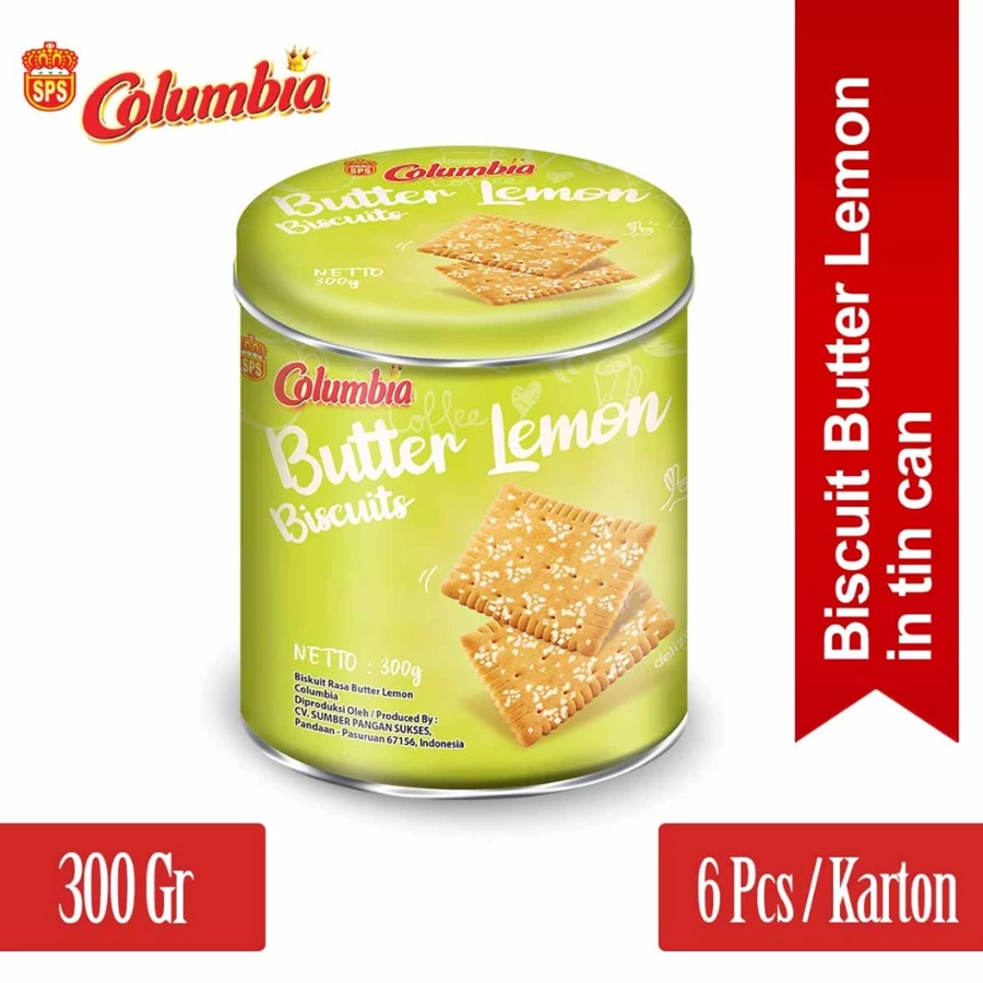 

Edisi Lebaran Columbia Biskuit Butter Lemon Kaleng 300 gr Biskuit lebaran