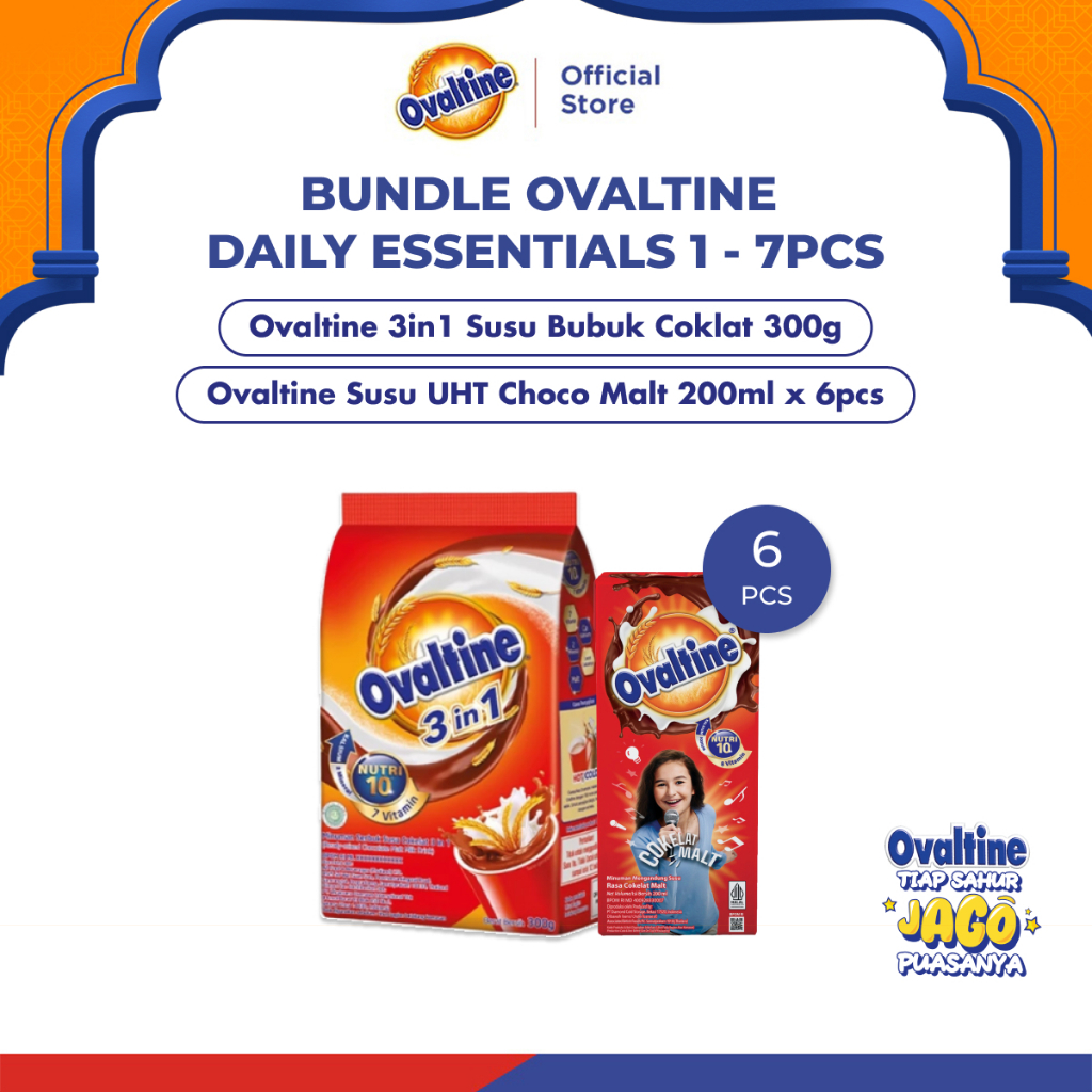 

Bundle Ovaltine Daily Essentials 1 - 7pcs