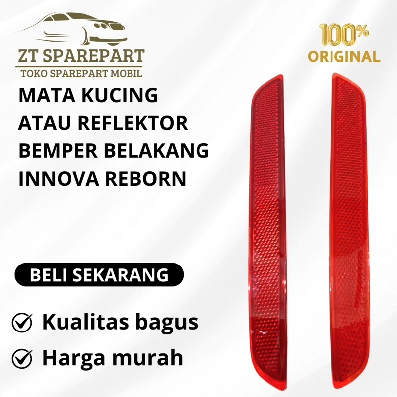 MATA KUCING / Reflektor Bemper Belakang Innova Reborn ORIGINAL