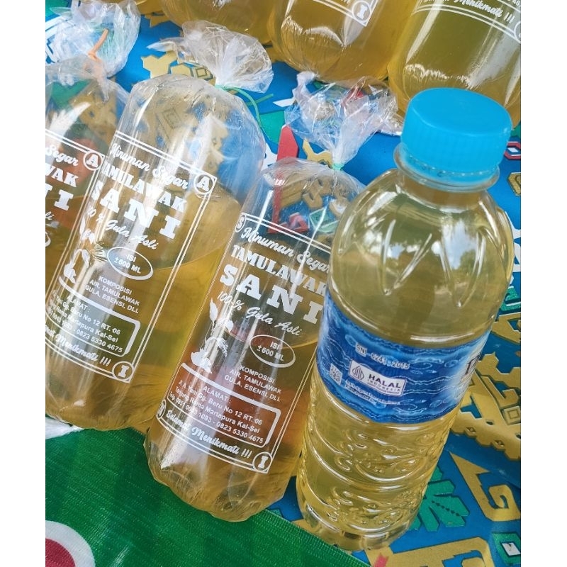 

MINUMAN SEGAR TAMULAWAK SANI ¹⁰⁰% GULA ASLI 600ml