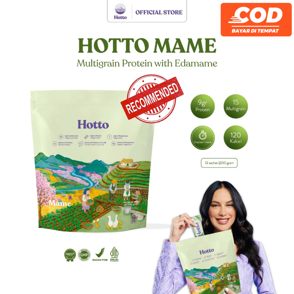 

HOTTO MAME Multigrain with Edamame | Penuhi Kebutuhan Nutrisi Saat Puasa | 1 Pouch