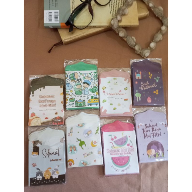 

[1 pak isi 10 pcs] Amplop Lebaran Medium Greeting Series | Amplop Lebaran Baru | Amplop Lebaran Unik
