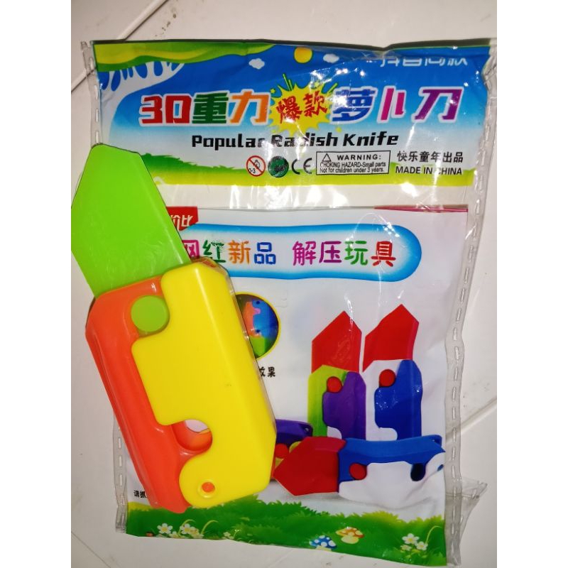 Mainan PISAU 3D LIPAT