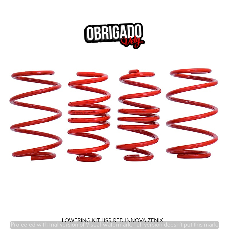 PER CUSTOM CEPER EMPUK LOWERING KIT HSR RED INNOVA ZENIX