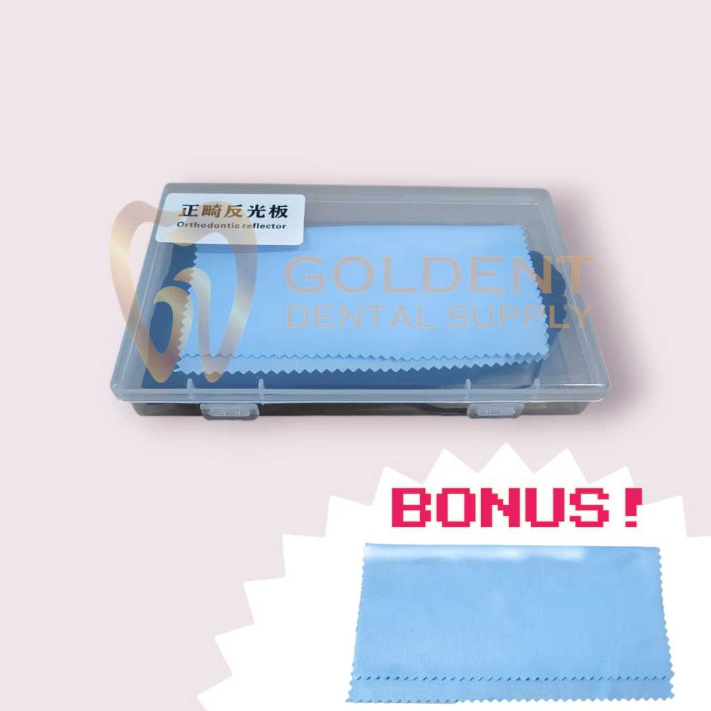 Dental Rhodium Kaca IO Intraoral double side / Cermin Intra Oral doubleside