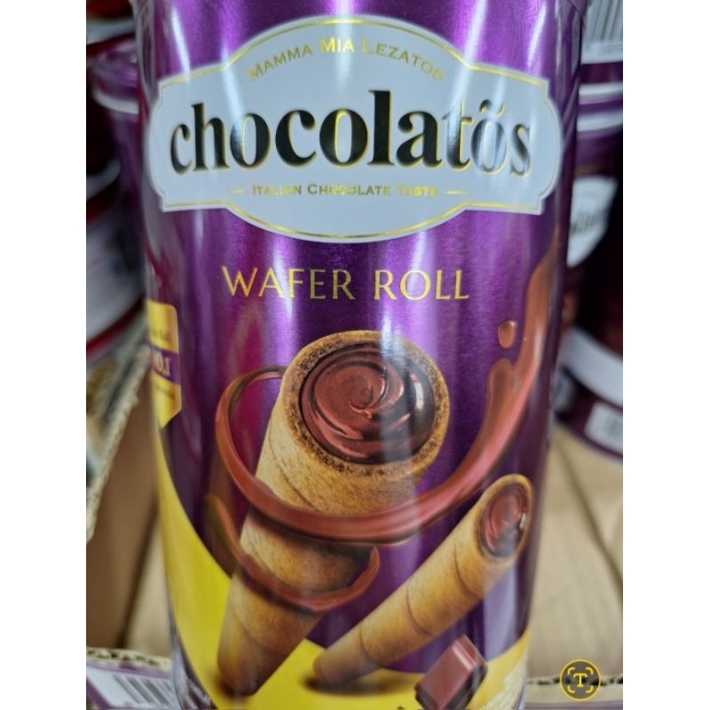 

Chocolatos Wafer Roll Kaleng