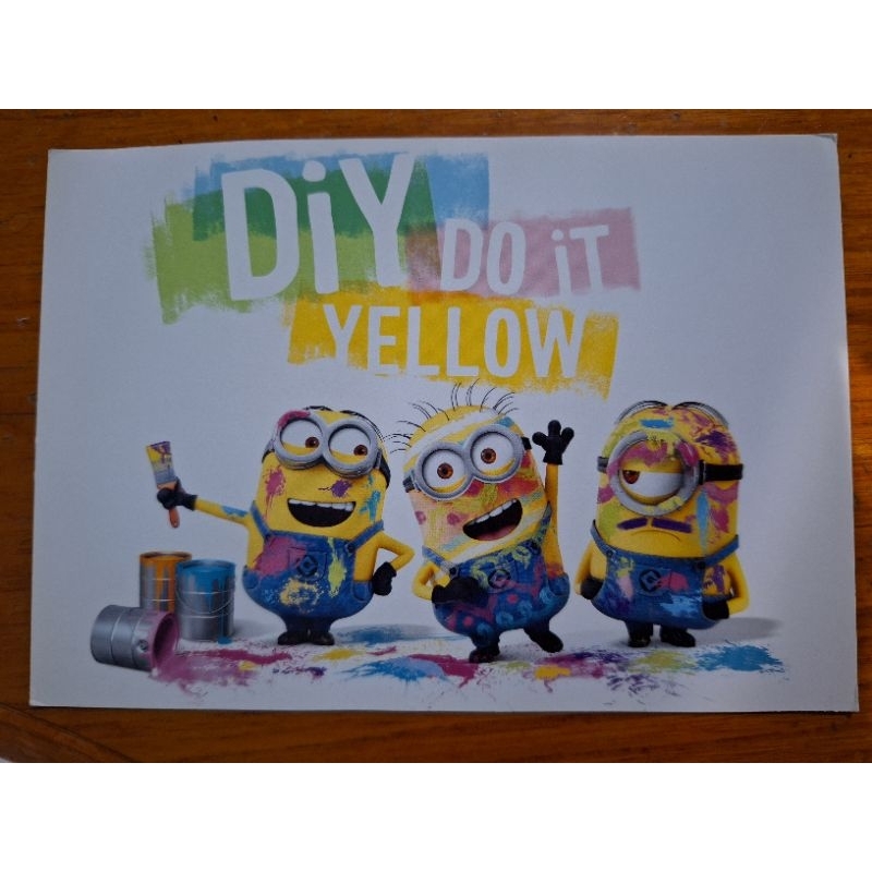 

kartu pos minion/minion postcard