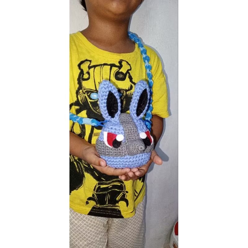 TAS SELEMPANG ANAK / TAS RAJUT / TAS ANAK / TAS KARAKTER