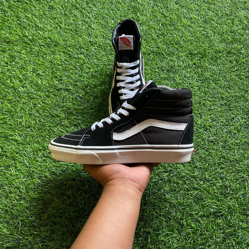 Sepatu vans sk8 high bw second original