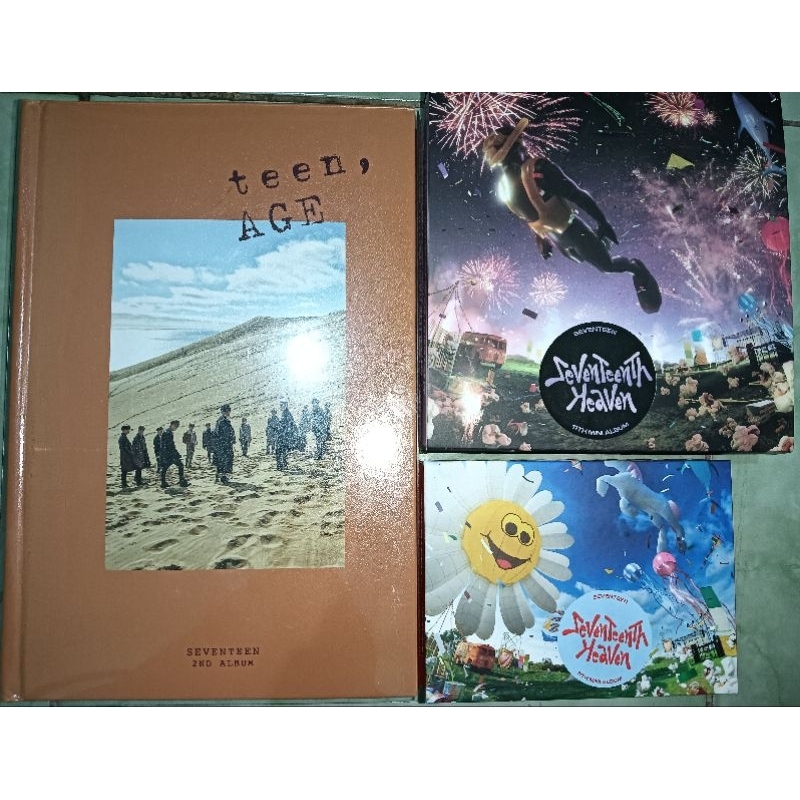 [READY] Official Album Seventeen Seventeenth Heaven 10:23 PM Old Teenage Teen;age Unsealed
