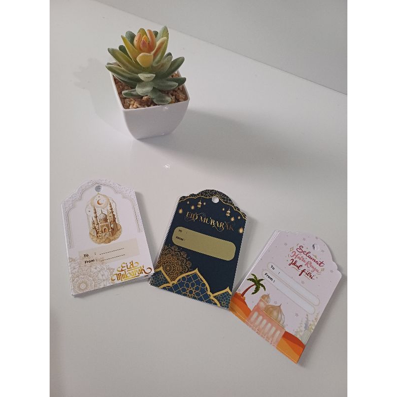 

(isi 8 pcs) Hang Tag Lebaran / Hang Tag idul fitri / Hang Tag lebaran 2025 / hang tag mewah