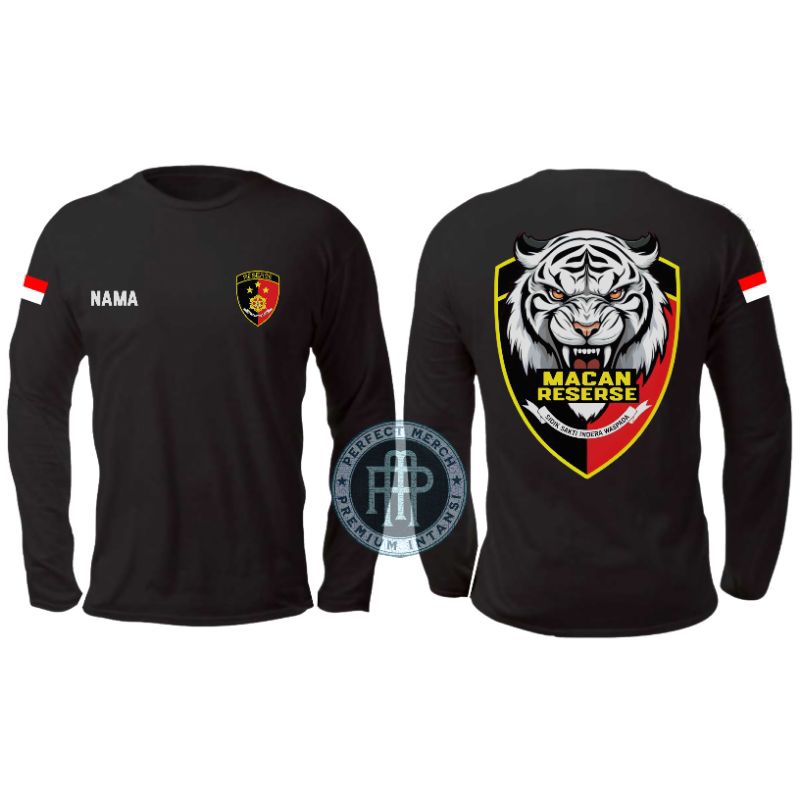 Kaos Reserse Kriminal Macan Putih Lengan Panjang Lengan Pendek Jaket Pria Bomber Waterproof Anti Air