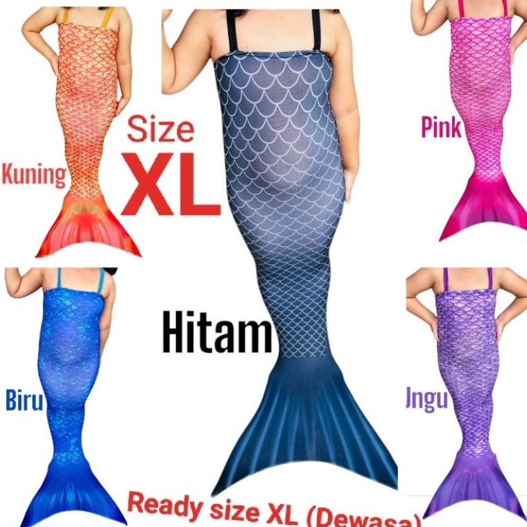 KODE P1H BISA COD Kostum Mermaid Jumbo dari ABG sampai Dewasa