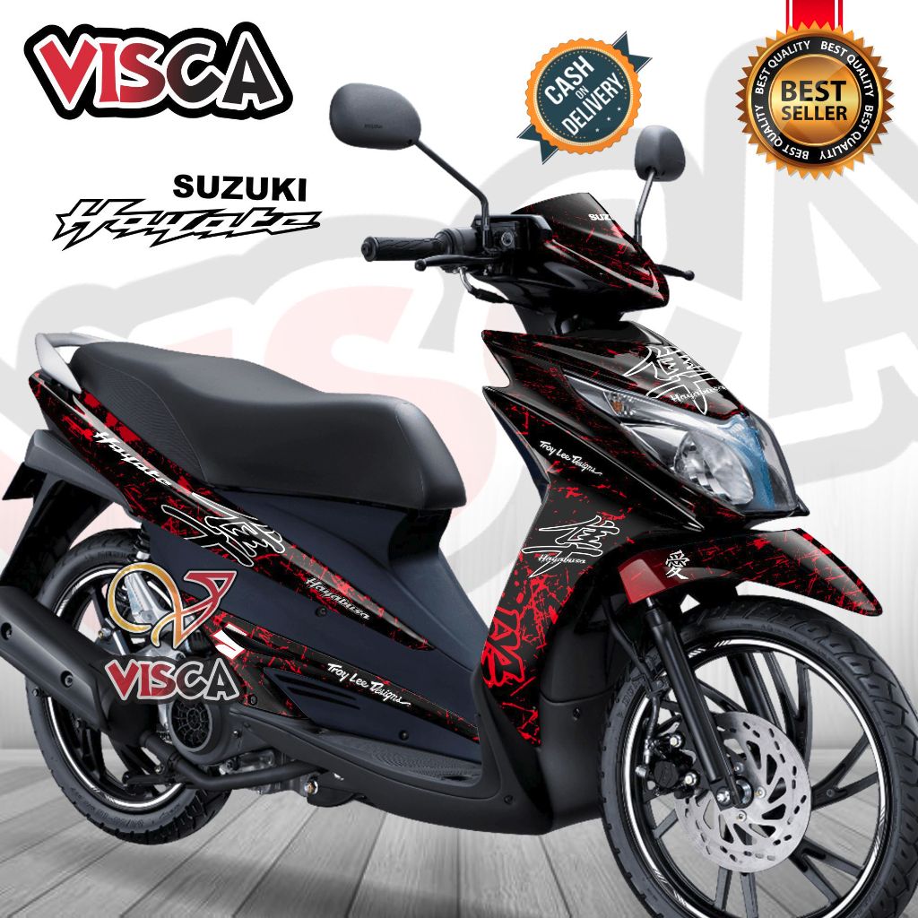 Decal Hayate 125 Full Body Stiker Hayate 125 Full Body Striping Hayate 125 Hayabusa