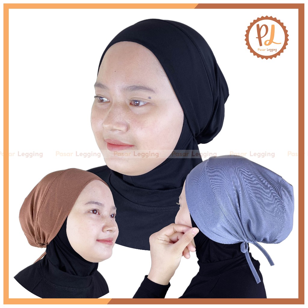 Ciput Tali Inner Hijab / Ciput Inner bahan Spandek / Inner Ciput Arab Spandek Jersey