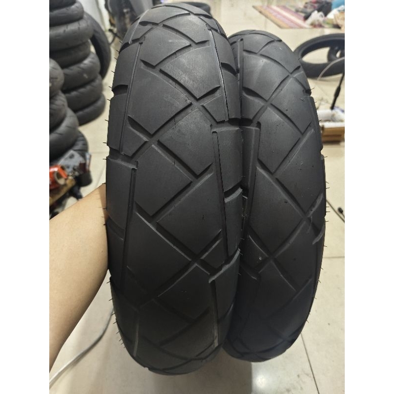 BAN SEPASANG COPOTAN MERK IRC TRAIL WINNER UKURAN 110/70 & 140/70 RING 17 TUBELESS