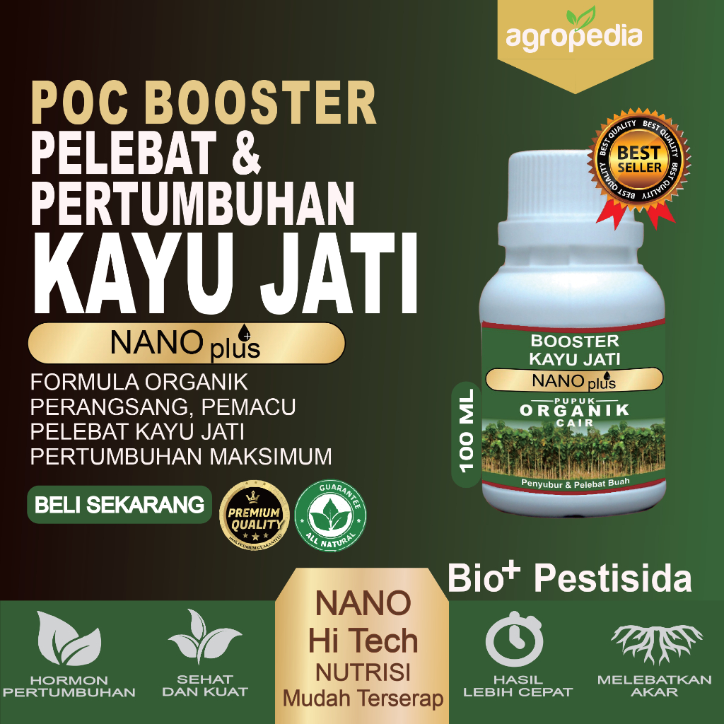 AMINO BOOSTER Pupuk Pohon Jati, Perangsang Pohon Jati Cepat Besar, Pupuk Penyubur Pohon Jati, Pengua