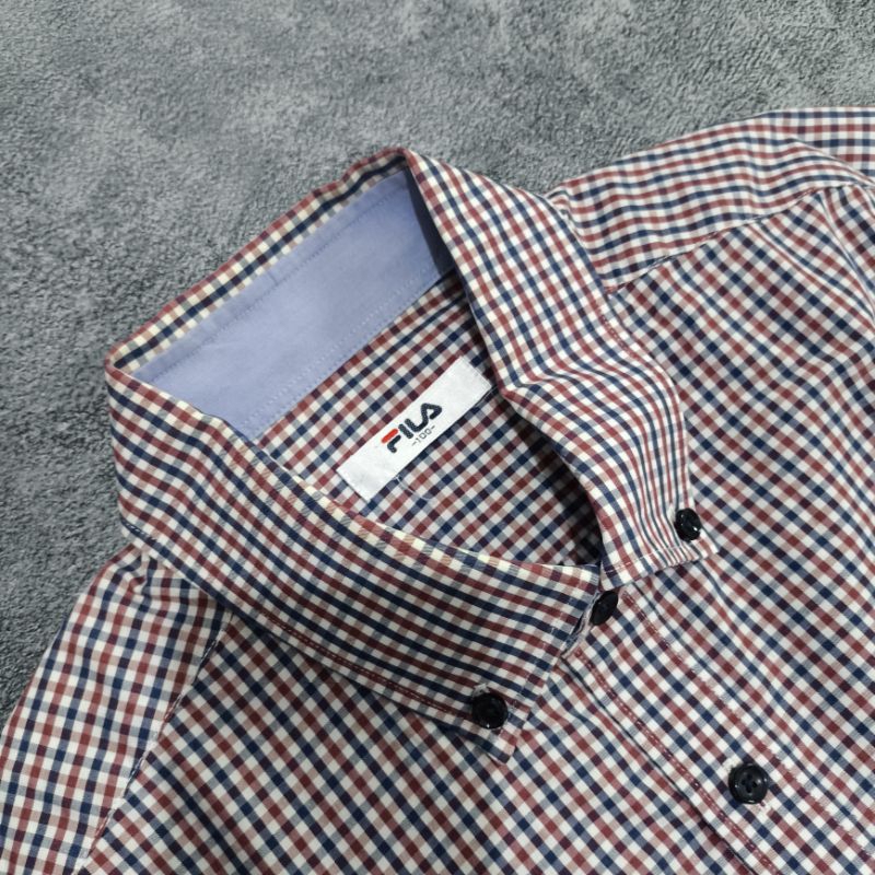 kemeja panjang pria brand FILA