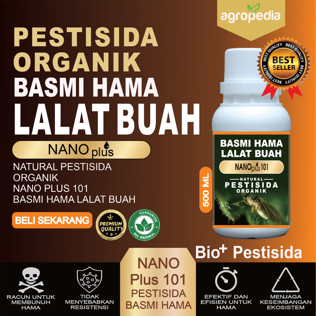 Pestisida Organik Cair / Pembasmi Hama Lalat Buah / Pestisida Nabati Semprot / Pestisida Organik / O