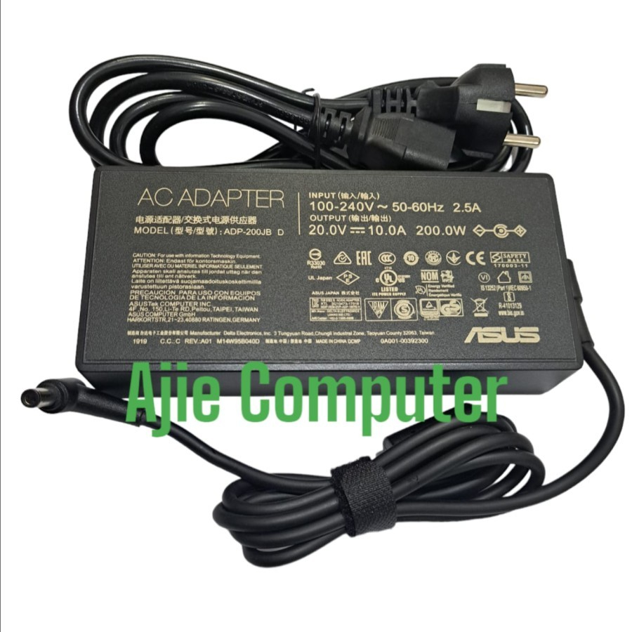 Adaptor Charger Asus ROG Zephyrus G15 GA503 GA503QM GA503QS GA503QR 20V 10A