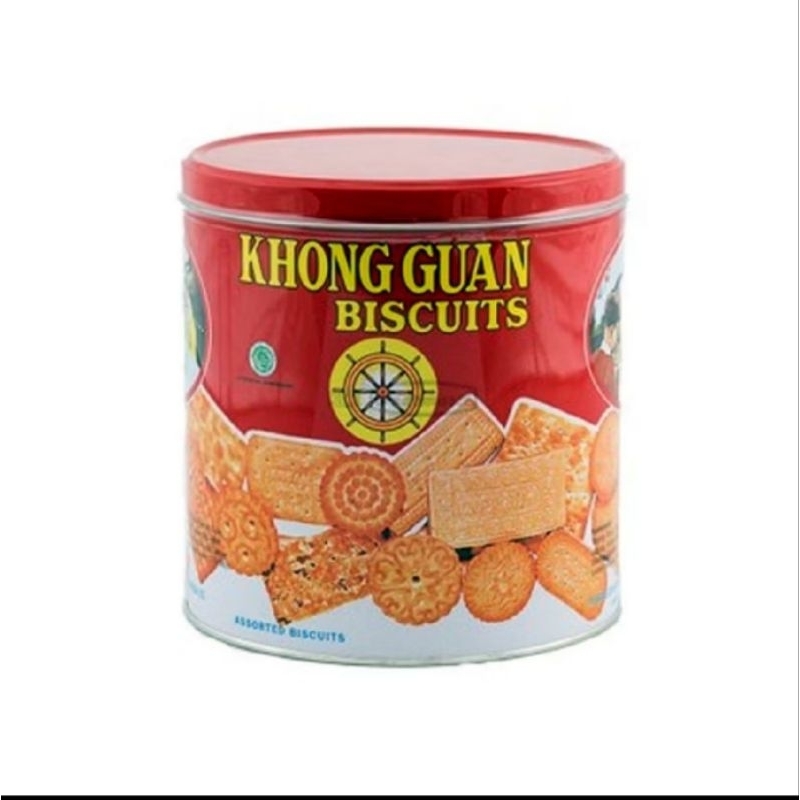 

Biscuit khong guan kaleng kecil 650gram