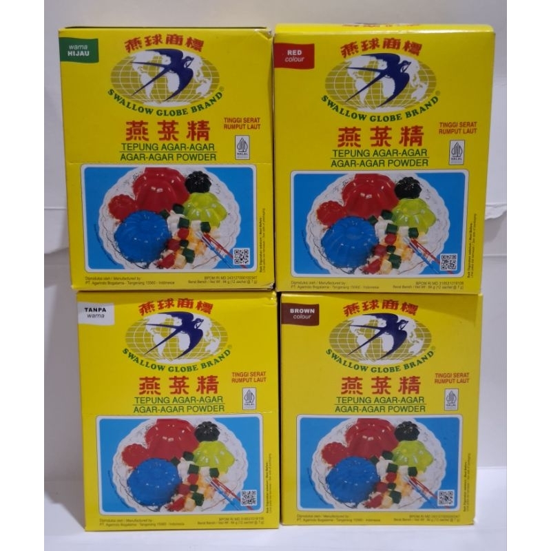 

AGAR AGAR SWALLOW GLOBE 1 box 12 pcs