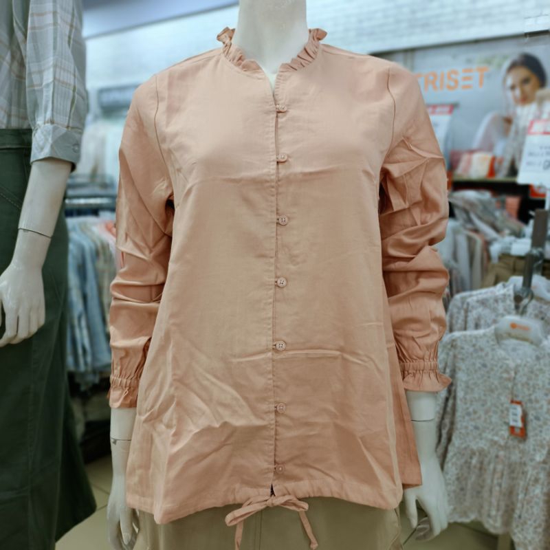 triset blouse wanita casual