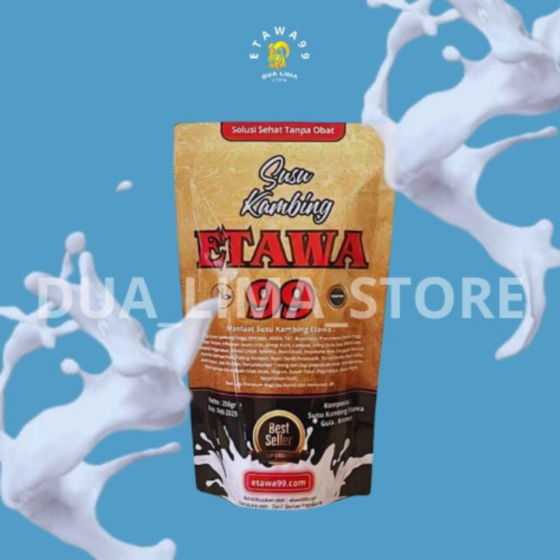 

Susu Etawa 99 atasi - TBC - Asam Urat - Tulang Keropos - Darah Tinggi - dll.