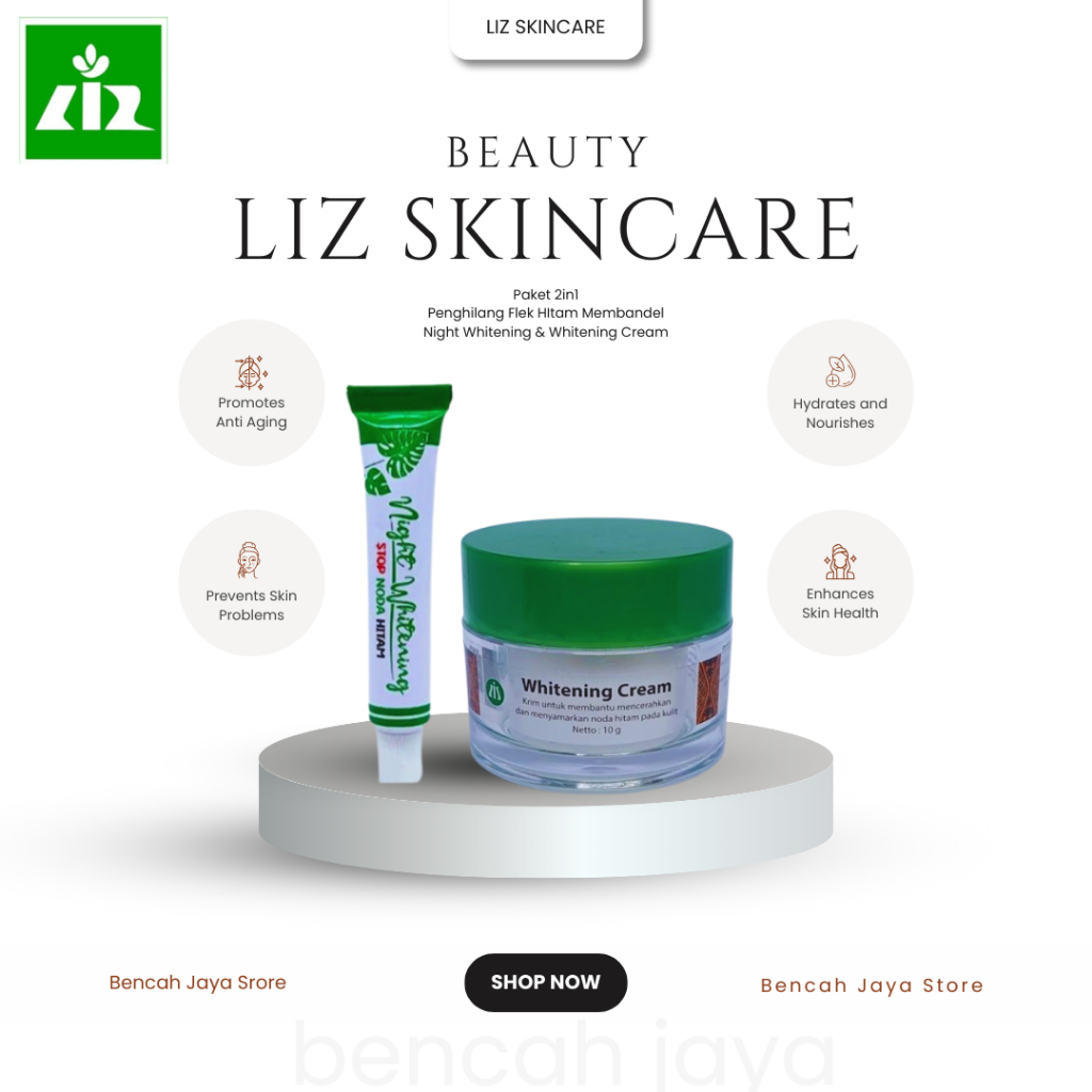 Liz Skincare Paket Flek Hitam Krim Malam Dan Siang