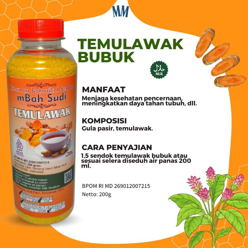 

Temulawak bubuk/ minuman temulawak/ temulawak instan/ minuman herbal/ minuman tradisional/ jamu tradisional/ jamu temulawak/ jamu instan