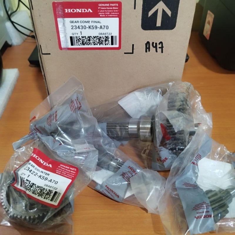 23430-K59-A70 Gigi rasio vario 150 led gear comp final vario 150 led