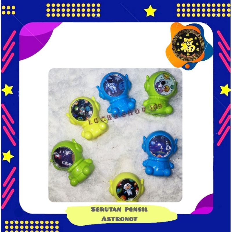 

Serutan Pensil Astronot | 1 PCS